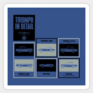 TRIUMPH CARS BROCHURE - Spitfire, Herald Magnet